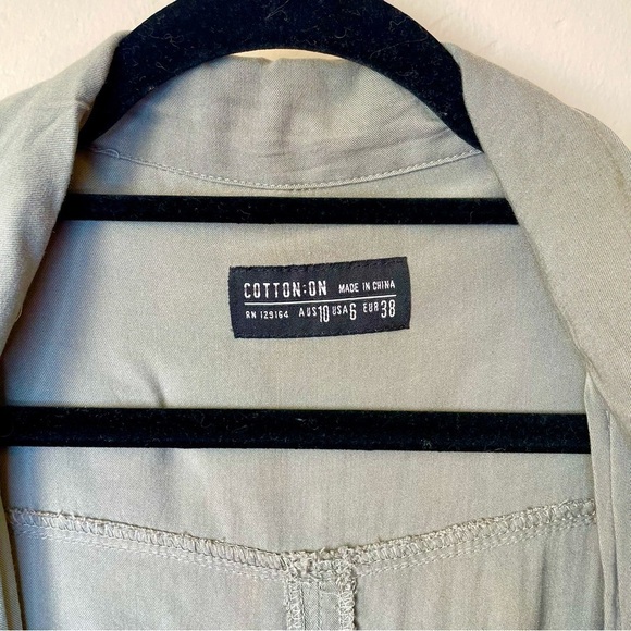 Cotton On Olive Green Utility Jacket - Picture 4 of 12